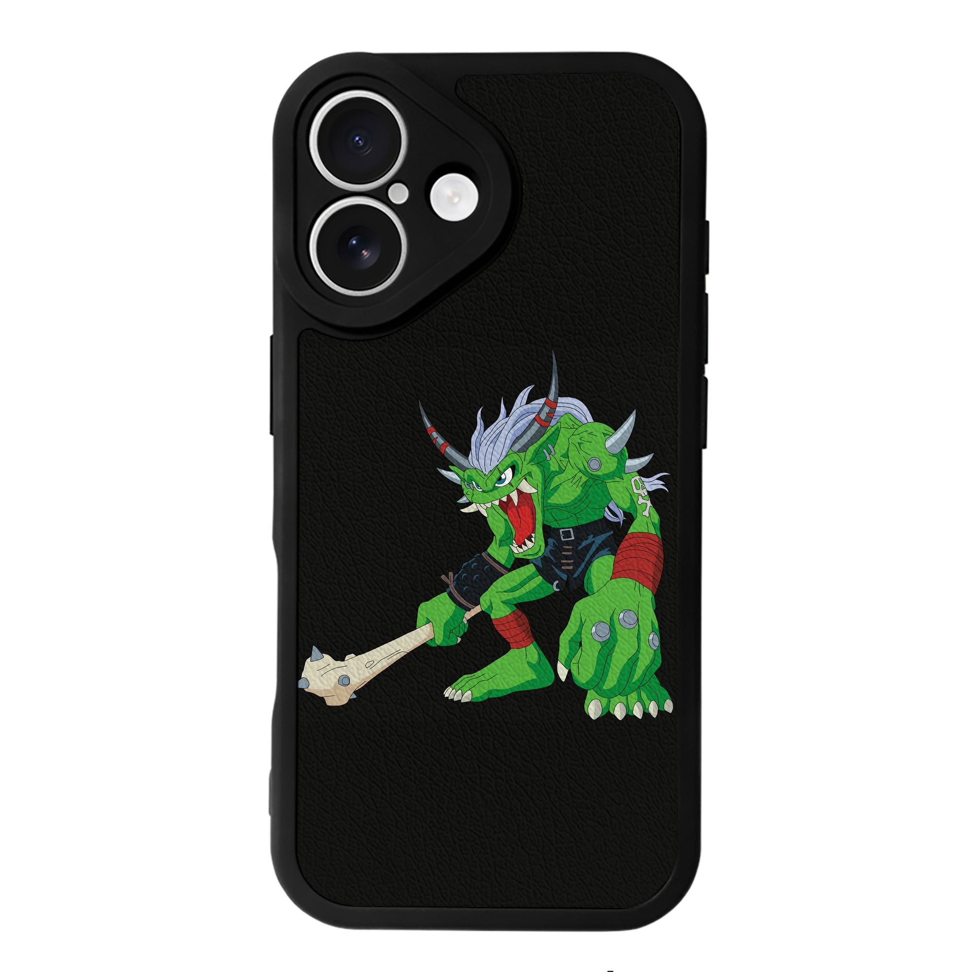 （画像用） Digimon デジタルモンスター/デジモン 【iPhone 16シリーズ対応】シリコンスマホケース（レザー調） 材質：シリコン